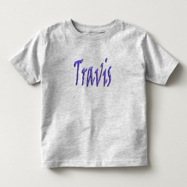 Travis, Name, Logo, Toddler T-Shirt (Front)