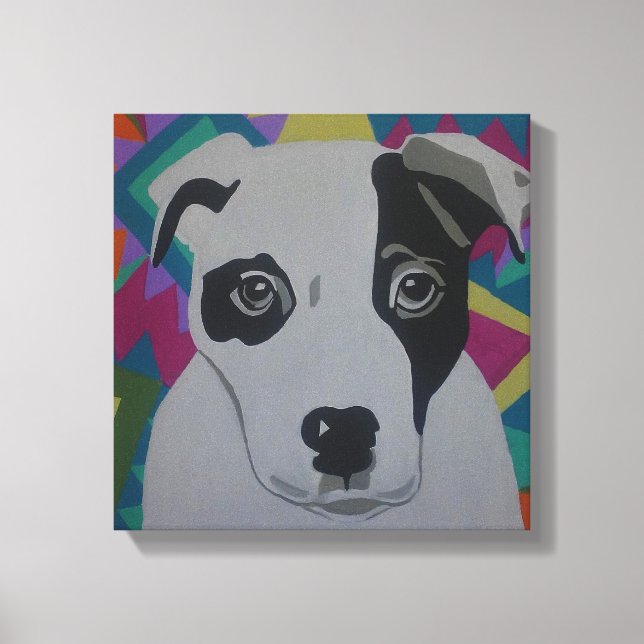 Travis Stretched Canvas Print (Front)