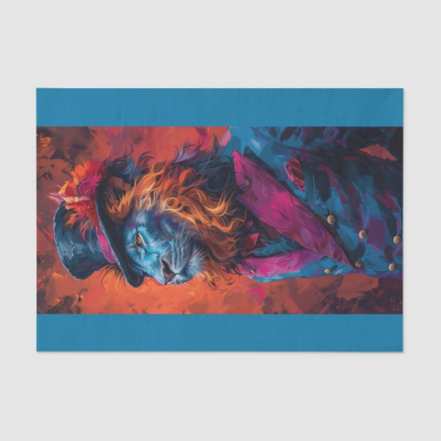 Travis the Lion Tissue Paper (Front)