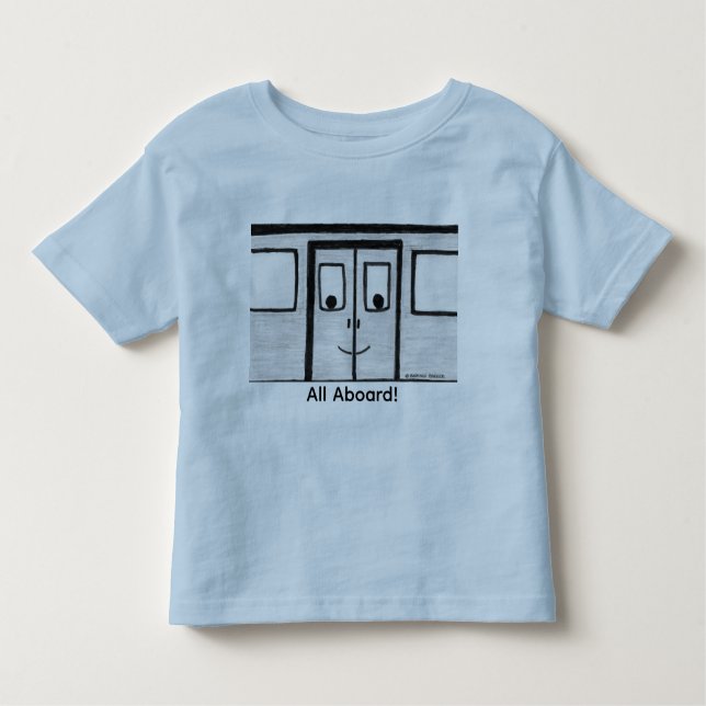 "Travis the Train Door" T-Shirt (Front)