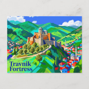 Travnik Fortress Bosnia and Herzegovina Postcard