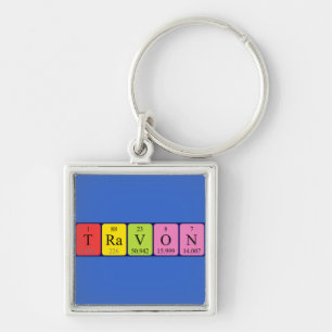 Travon periodic table name keyring