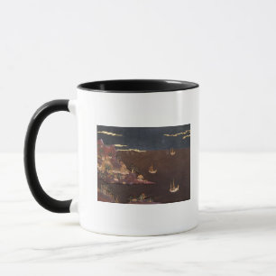 Tray with marine scene mug