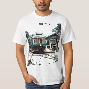 TRC Neon streetcar at stn Men's Value T-Shirt