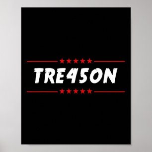 Tre45on Dump Trump Not My President Tee Impeach 45 Poster