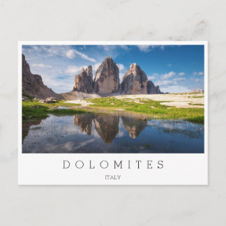 Tre Cime di Lavaredo/Drei Zinnen Dolomite mountain Postcard