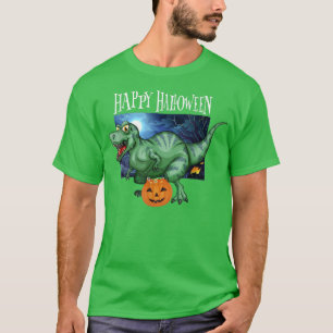 TRe Dinosaur Halloween, TRe scary jackolantern T-Shirt