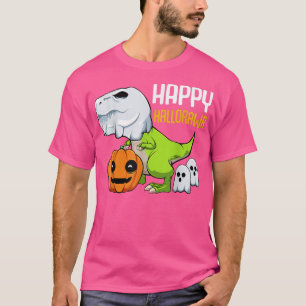 TRe Ghost Lazy Halloween Costume Dinosaur Pun Pump T-Shirt