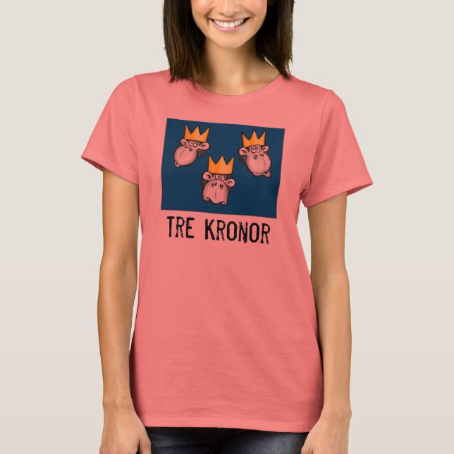 Tre Kronor Monkeys T-Shirt (Front)