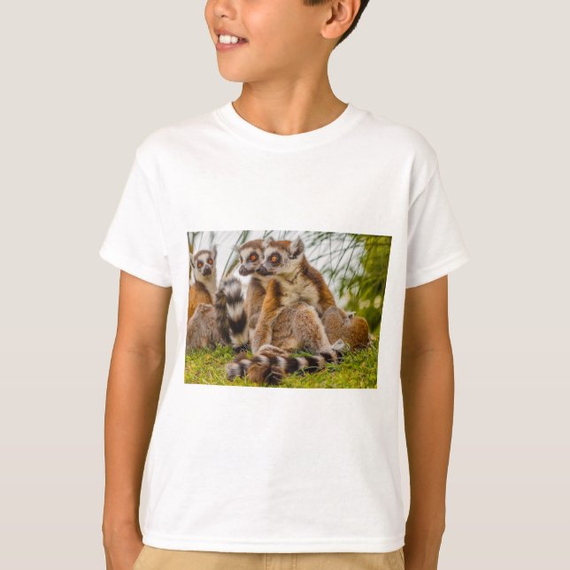 tre lemurs   Kids' Sport-Tek Competitor  T-Shirt (Front)
