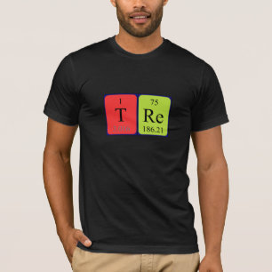 Tre periodic table name shirt