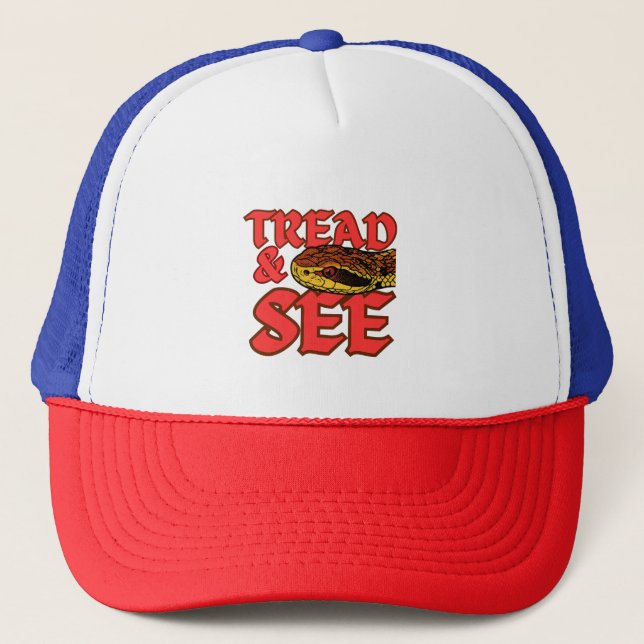 Tread and See Viper Trucker Hat (Front)