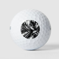 Tread & Chaos – Abstract Black-and-White Tire Trac