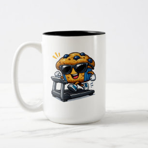 Treadmill Muffin Two-Tone Coffee Mug