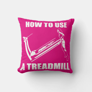 Treadmill - Women's Funny Novelty Workout Cushion