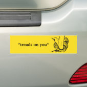 *treads on you* bumper sticker (On Car)