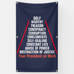 Treason Collusion Corruption Obstruction Trump Banner