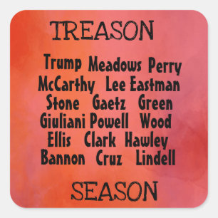 Treason Season Sticker