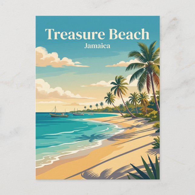Treasure Beach Jamaica Postcard (Front)