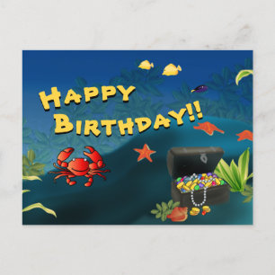 Treasure Birthday - Personalised Postcard