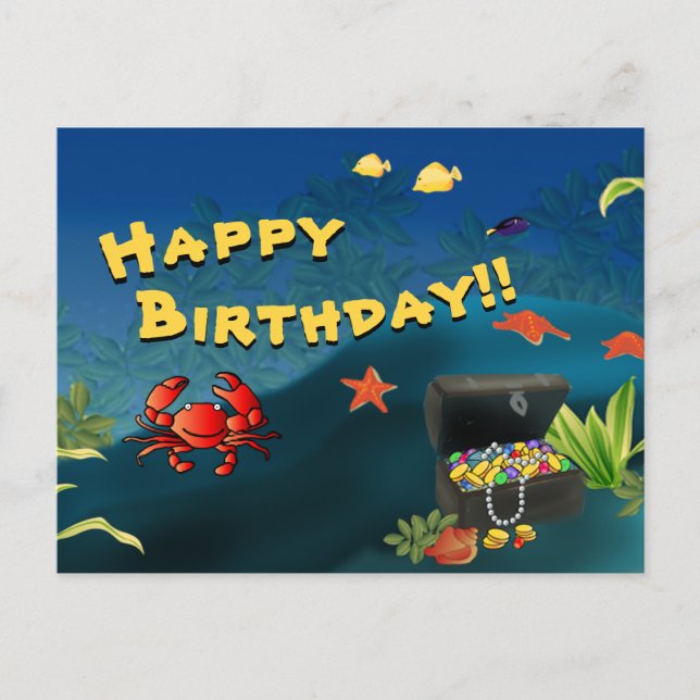 Treasure Birthday - Personalised Postcard (Front)