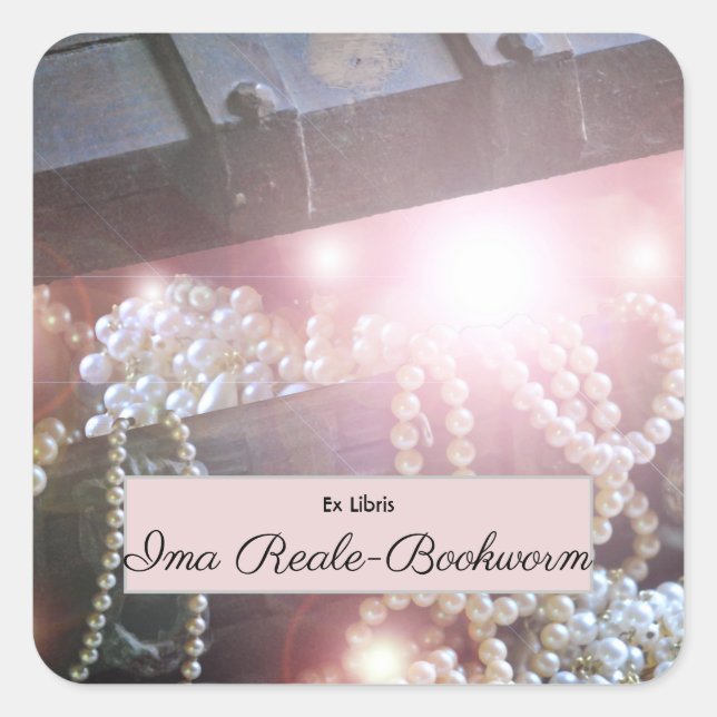 Treasure Chest Bookplate Labels (Front)