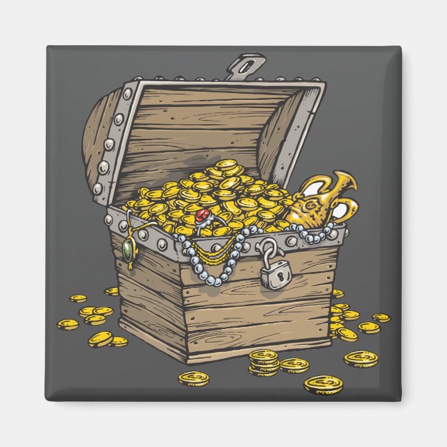 Treasure Chest Magnet (Front)
