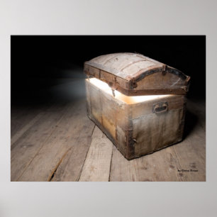 Treasure chest poster