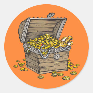 Treasure Classic Round Sticker