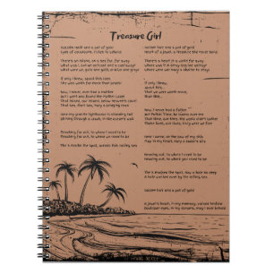 Treasure Girl by Corey Toomey - Poem of Lost Love Notebook