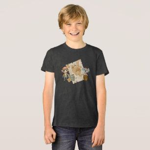 Treasure Hunter Pirate Birthday Tri-Blend Shirt