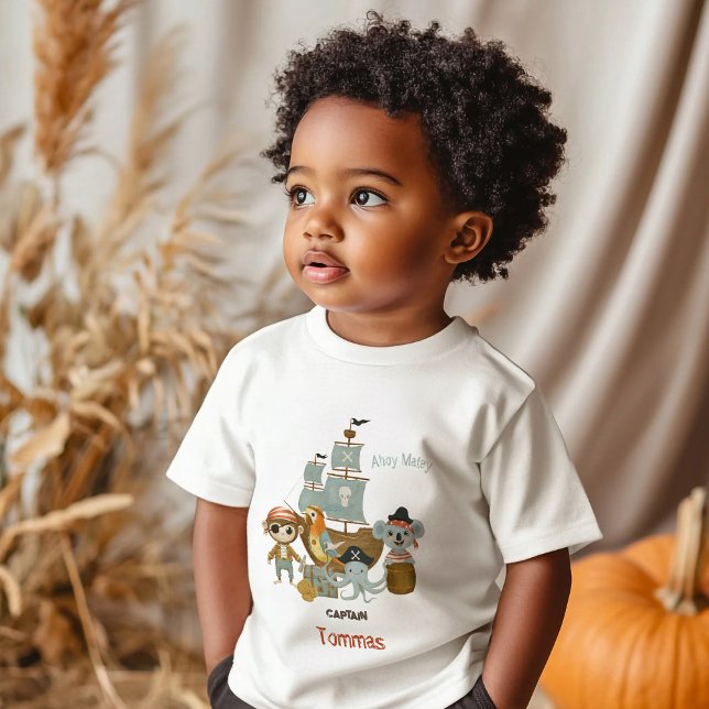 Treasure Hunters Pirate Birthday Baby T-Shirt (Creator Uploaded)