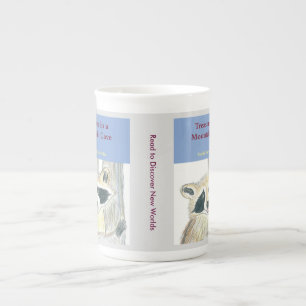 Treasure in a Mountain Cave Bone Mug