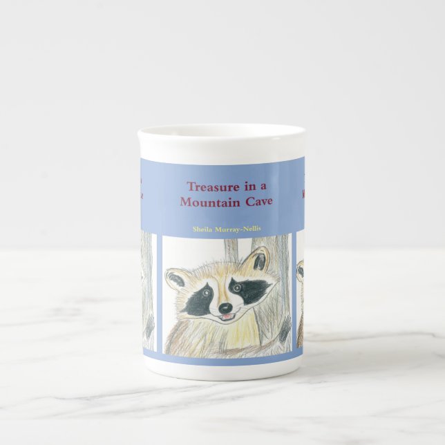 Treasure in a Mountain Cave Kid's Book Mug (Front)