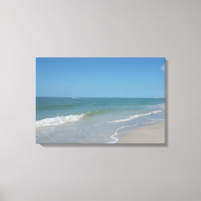 Treasure Island Florida Beach Canvas Print (Front)