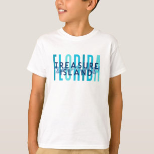 Treasure Island Florida (Ocean Waves) T-Shirt