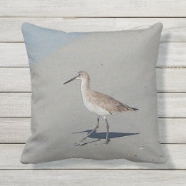 Treasure Island Florida Sandpiper Outdoor Cushion