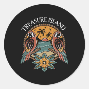 Treasure Island Florida West Coast Beaches Classic Round Sticker