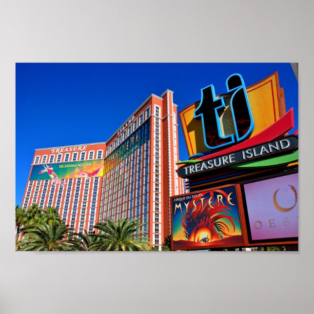 Treasure Island Hotel Las Vegas America Poster (Front)