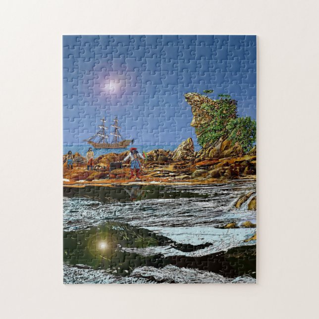 treasure island jigsaw puzzle (Vertical)