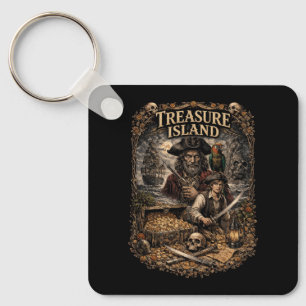 Treasure Island Key Ring