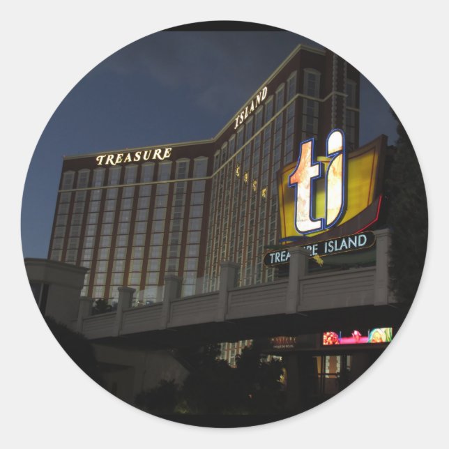 Treasure Island Las Vegas sticker (Front)