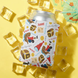 Treasure Island Party Pirate Can Cooler