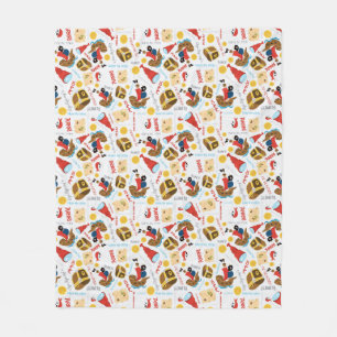 Treasure Island Party Pirate Fleece Blanket
