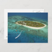 Treasure Island Resort and boat, Fiji Postcard (Front/Back)