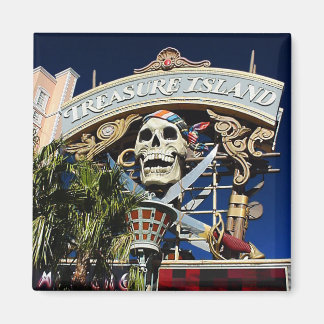 Treasure Island Sign Magnet