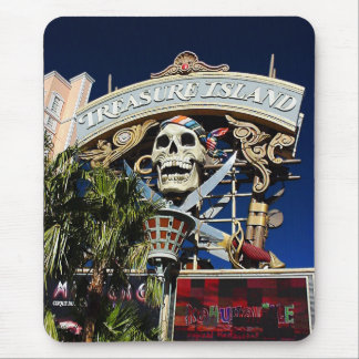Treasure Island Sign Mouse Pad