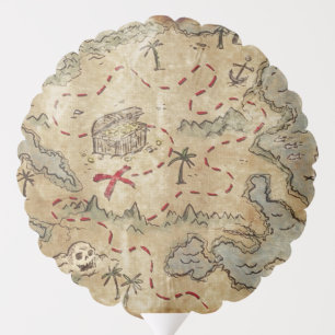 Treasure Map Balloon