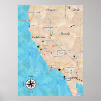 Treasure Map California