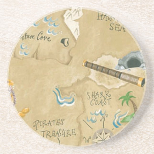 Treasure Map Coaster (Front)
